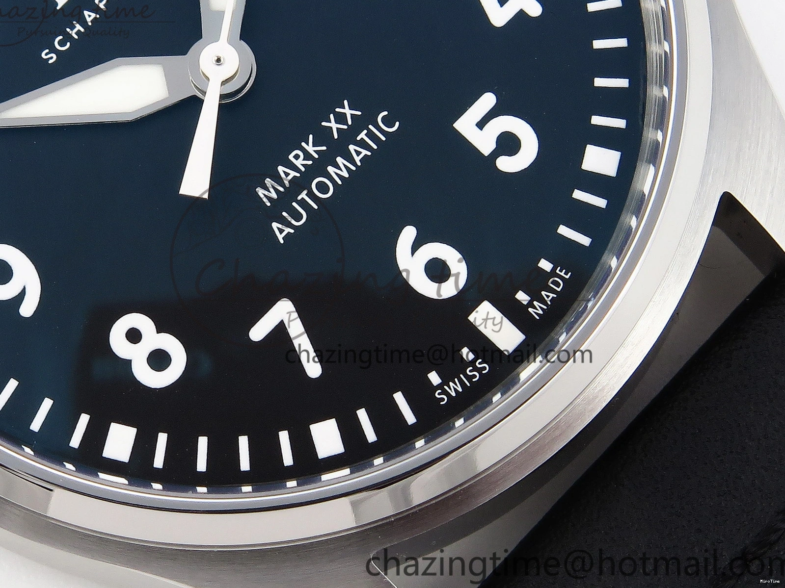 MIROTIME 0331 Pilot Mark XX IW328201 ZF 1:1 Best Edition Black Dial on Black Leather Strap A Affordable 7028